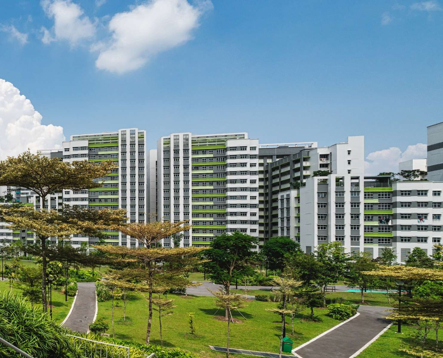 Tampines estates among the greenery